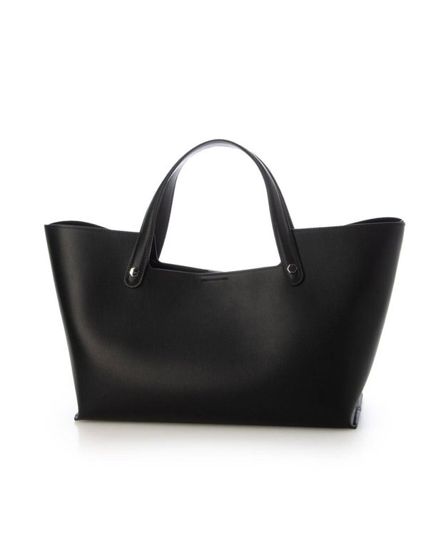 UNBILLION カシュカシュ cachecache / ポーチ付横長2ハンドルトート ブラック