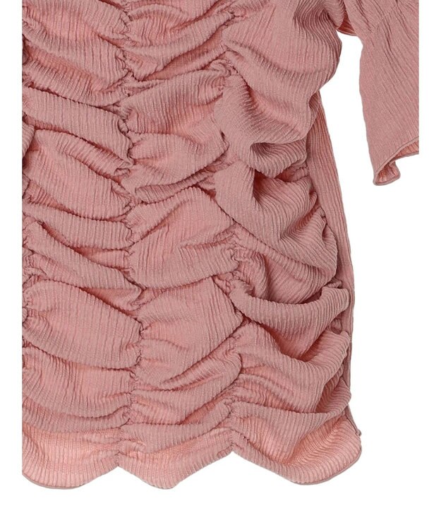 earth music&ecology カットシャーリングプルオーバー Pink