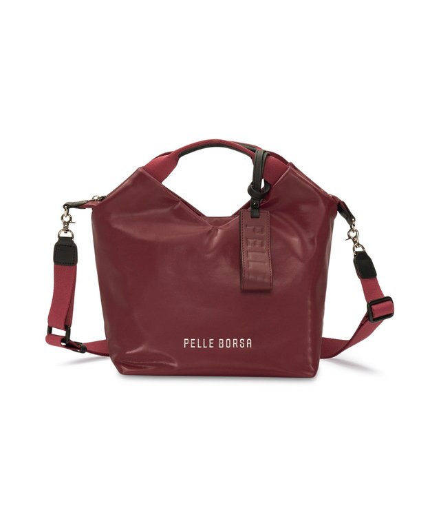 PELLE BORSA 2WAYハンドバッグ Cheers チアーズ 5204 マルーン