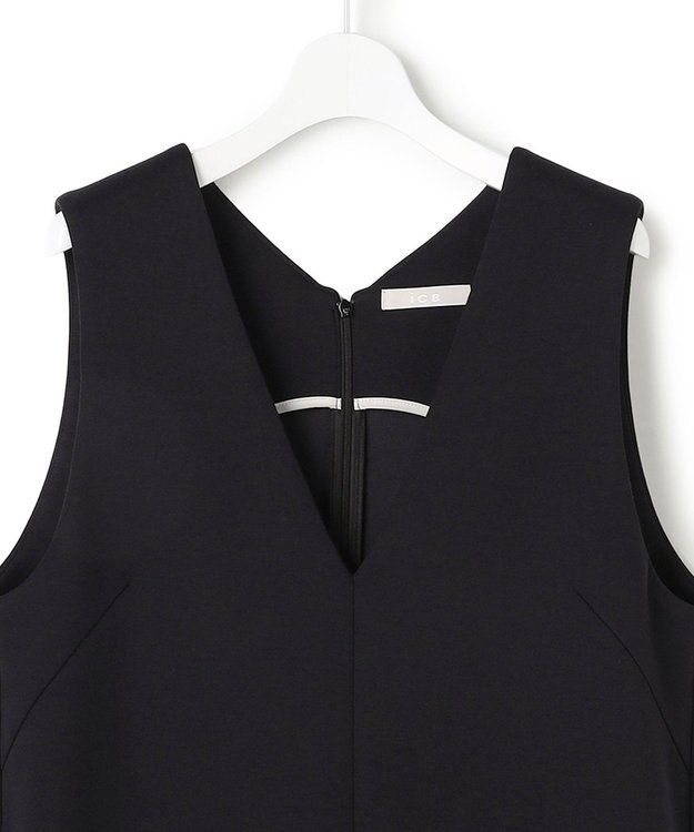 ICB 【先行予約・WEB限定】ソフトダンボール ジャンパースカートワンピース ブラック