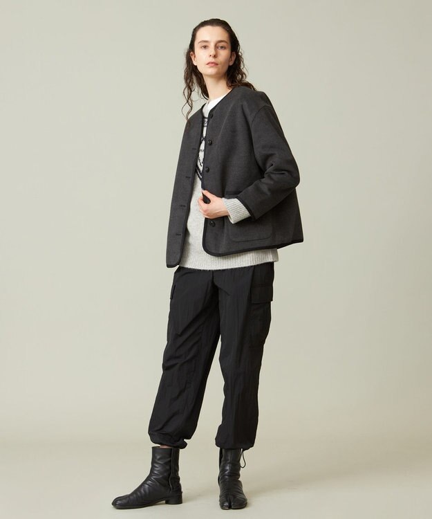 J.PRESS YORK STREET 【UNISEX】FOXMIXノルディック ニット ライトグレー系5