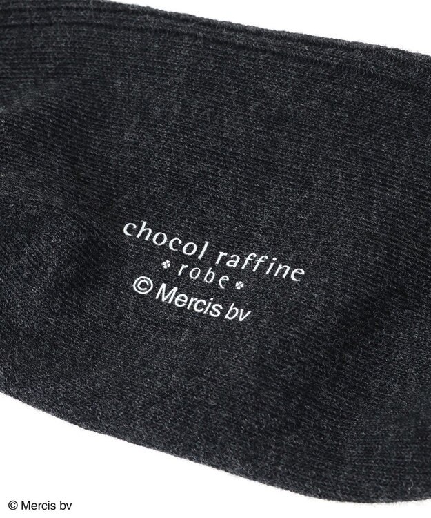 Green Parks Ｍｉｆｆｙ／ワンポイントリブハイソックス Charcoal Gray