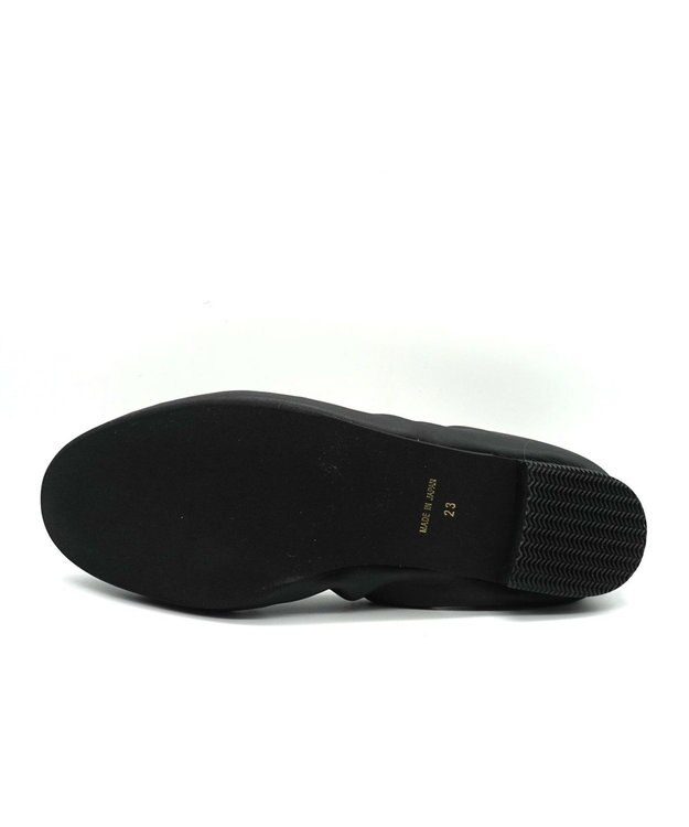 nouvelleRobe Oū 新色追加【本革・高反発】Round ラウンドトゥ バレエシューズ ブラック