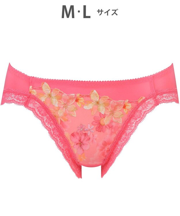 WACOAL ショーツ 【重力に負けないバストケアBra】 はきこみ丈あさめ はきごこちがよい BRB414とペア レディース PRA114 /ワコール ストロベリー