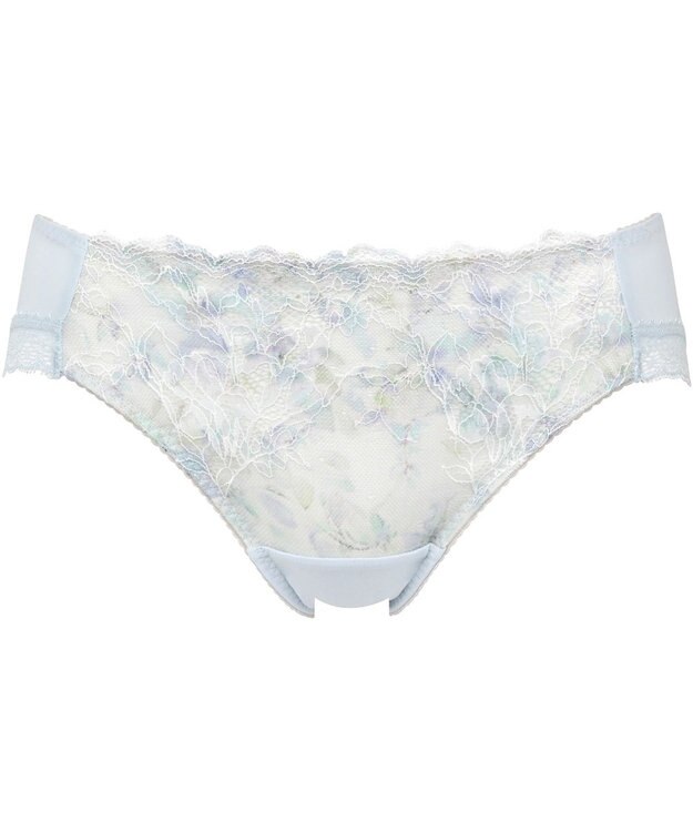 Wing ペアショーツ　【マッチミーブラ】　やさしいフィット感　身生地部はソフトな風合い　はきこみ丈あさめ　ウイング／ワコール　KF2822 サックス