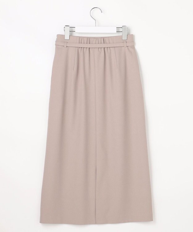 ANY SIS スマートビューティストレッチベルト スカート グレージュ