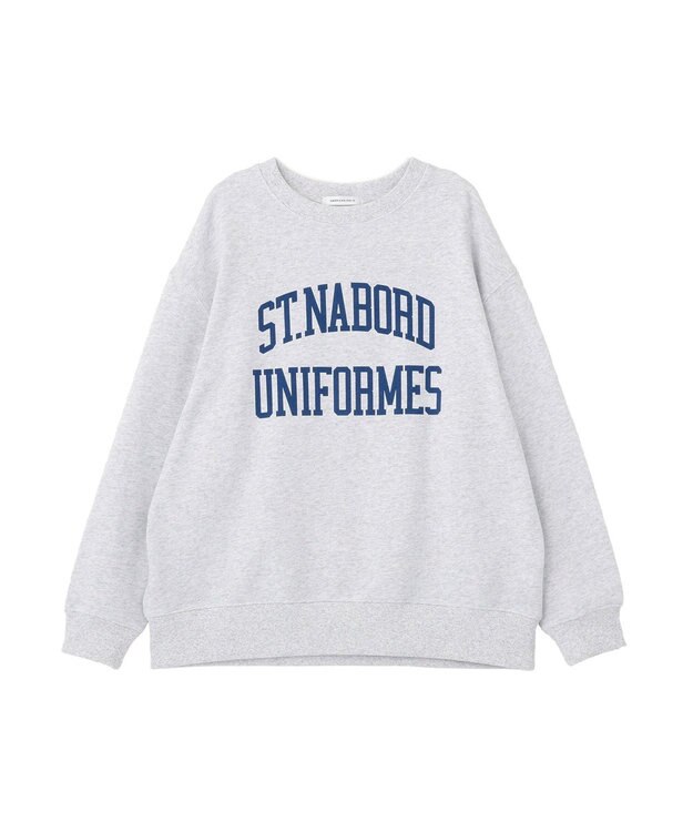 AMERICAN HOLIC カレッジロゴ裏毛スウェット Light Gray