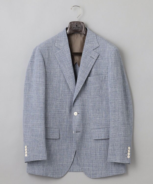 GOTAIRIKU 【完全オリジナル素材】タイワンタフタ ジャケット ダルブルー系