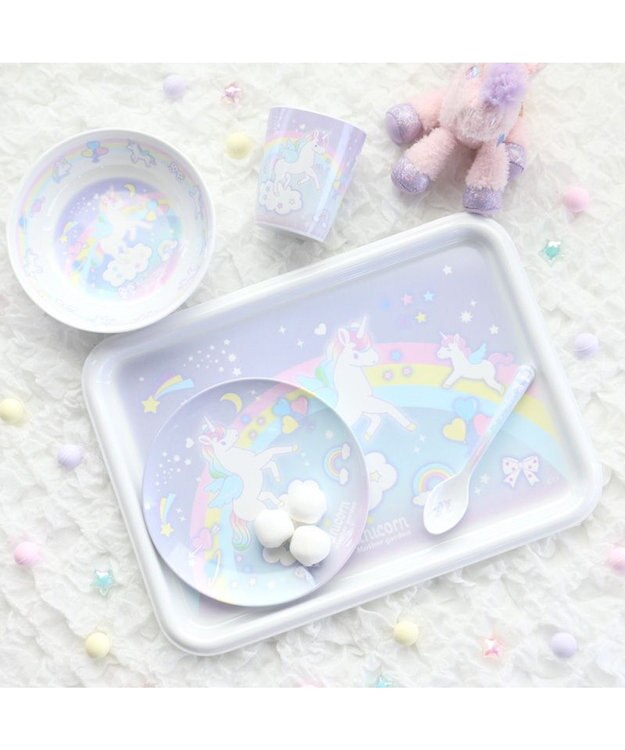 Mother garden  マザーガーデン ユニコーン メラミン食器 トレー 食洗機可 -