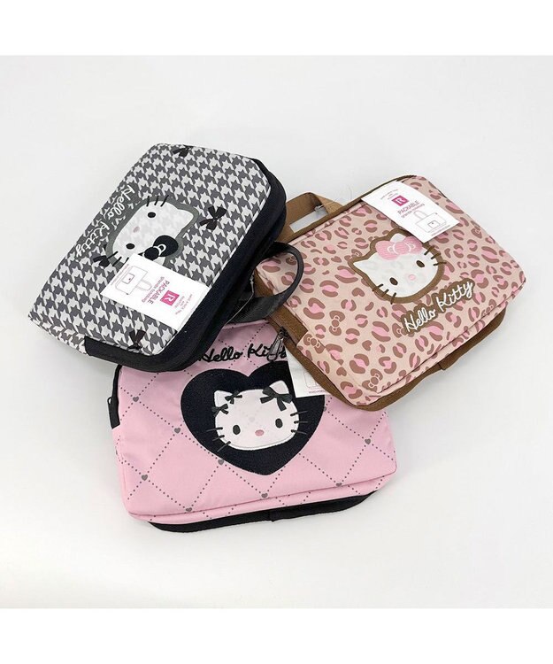 ROOTOTE 8395【サンリオ】IP.グランデ.パッカブル.ハローキティ-A 01：ハウンドトゥース