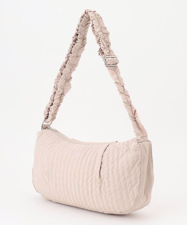 Y'SACCS 【Y’SACCS vous et】ギャザーショルダーヌビバッグ ベージュ