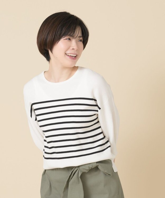 ONWARD Reuse Park 【自由区】ニット春夏 ホワイト