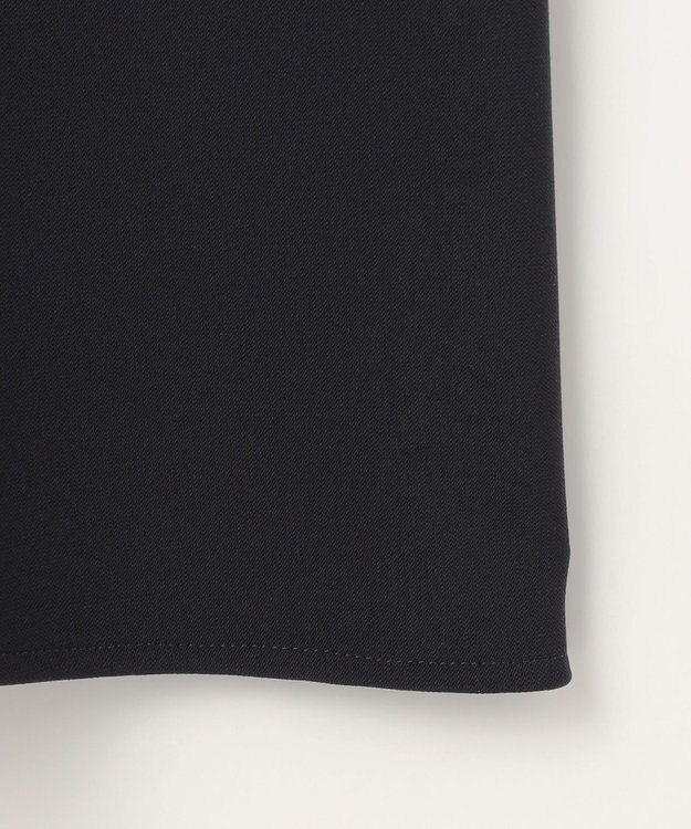 #Newans ＜亀恭子さんコラボ＞取り外し可能ケープ付きペプラムブラウス ネイビー