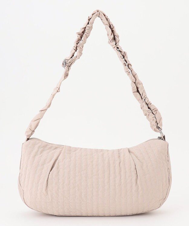 Y'SACCS 【Y’SACCS vous et】ギャザーショルダーヌビバッグ ベージュ