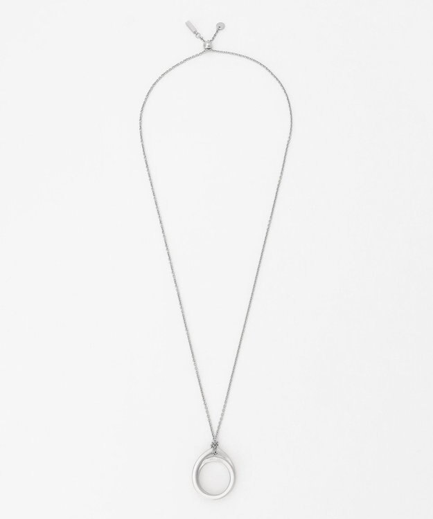 自由区 【カタログ掲載】インフィニティスカーフリング ネックレス マットシルバー