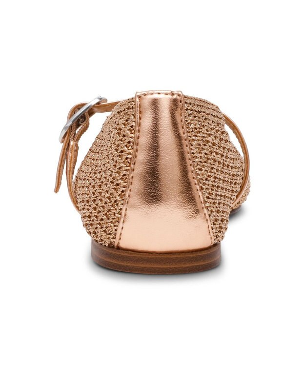 STEVE MADDEN GAYLA メッシュフラットメリージェーンパンプス ローズ