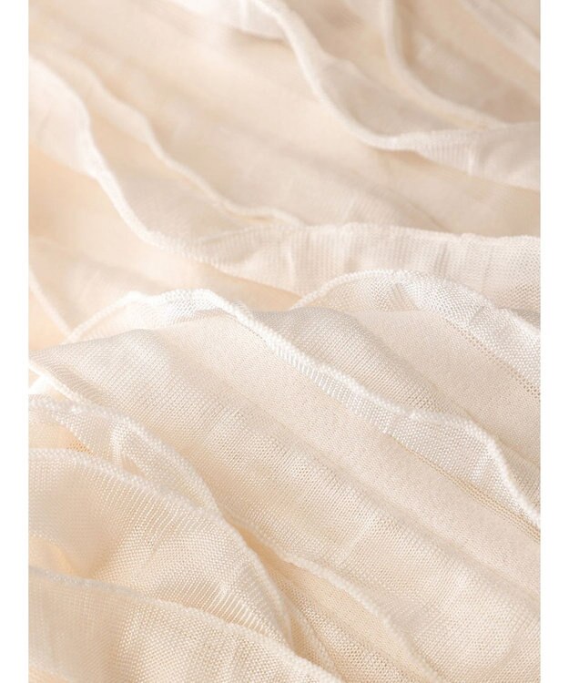 Green Parks Ｉラインフリルカットスカート Ivory