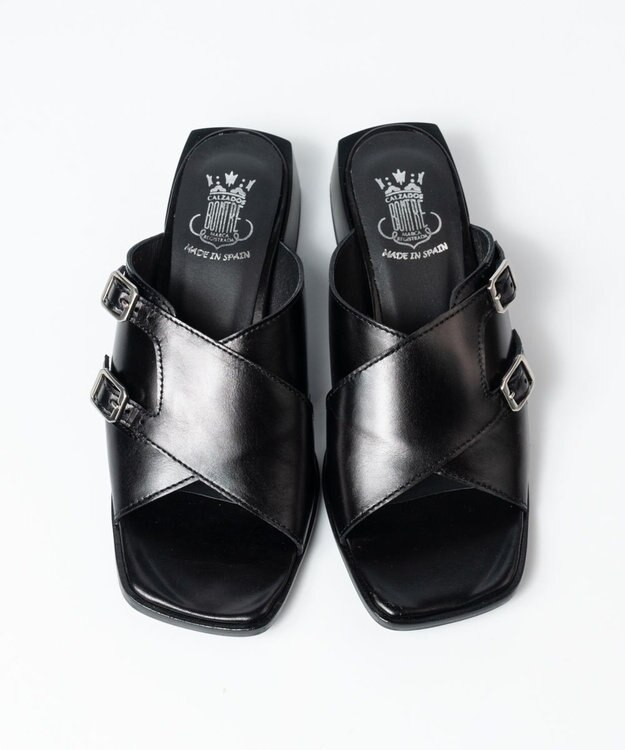 BONTRE 【BONTRE/ボントレ】モンクベルトサンダル ブラック