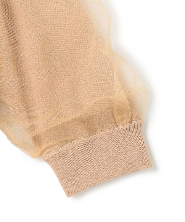 23区 【GOLD LABEL】チュールニット キャメル系