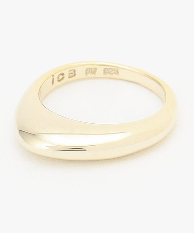 ICB SV925 ナローシルバーリング ゴールド系