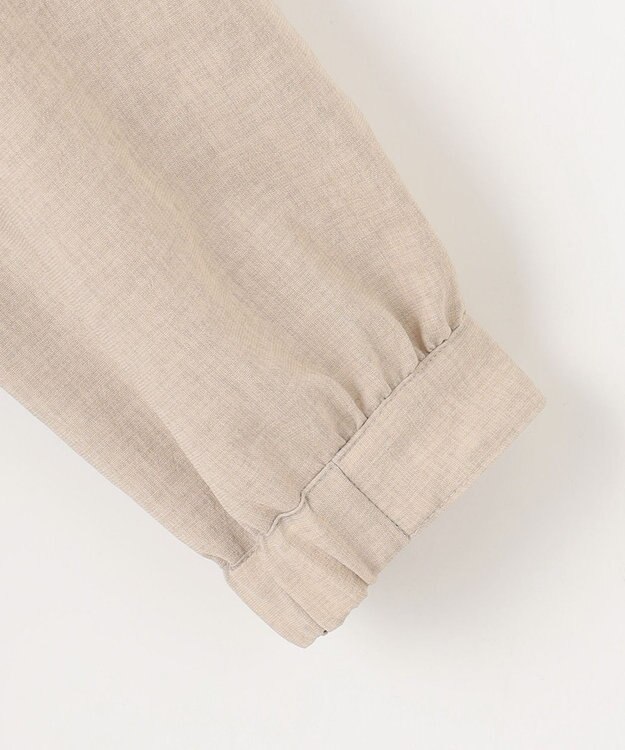 J.PRESS LADIES S 【洗える・接触冷感・防シワ・吸水速乾】BREEZE COOL  ノーカラー ブルゾン ベージュ系