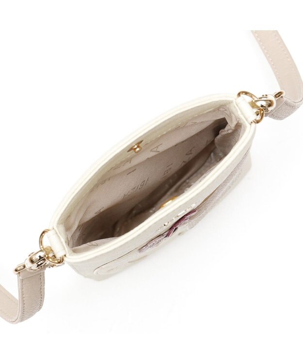 IBIZA アニマーダ　牛革　スマートフォンポシェット（ゾウ） アイボリー