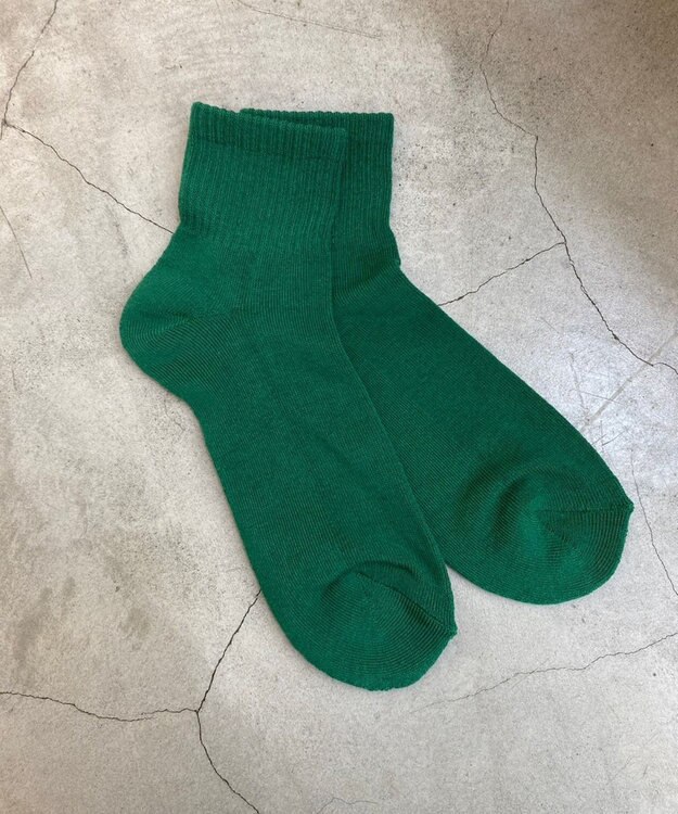 WEGO カラーパイルソックス（U） グリーン