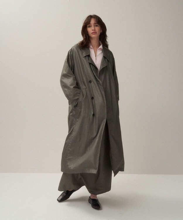 ATON WASHER NYLON | リーファーコート CHARCOAL GRAY