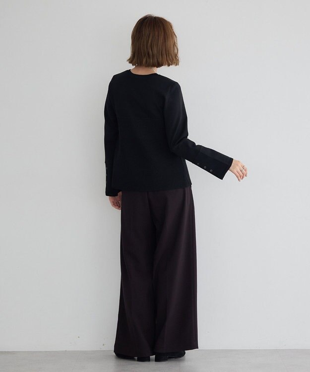 YECCA VECCA ビスチェデザインニット Black