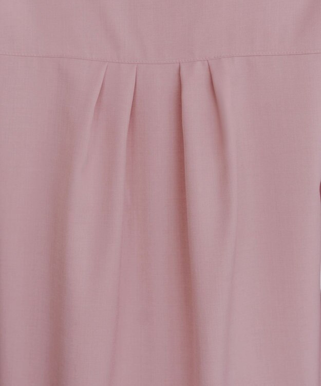 Tiaclasse フロントタックシャツチュニック ピンク