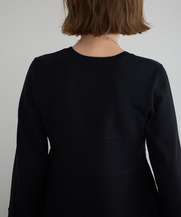 YECCA VECCA ビスチェデザインニット Black