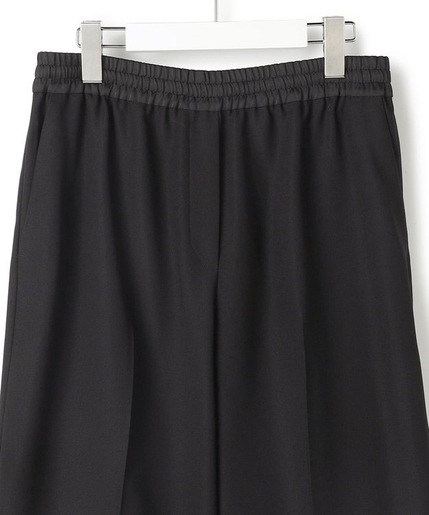 ICB L 【先行予約・WEB限定カラーあり】FluidBackSatin ワイドパンツ ブラック