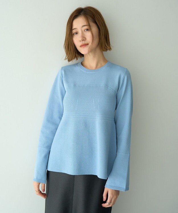 YECCA VECCA ビスチェデザインニット Black