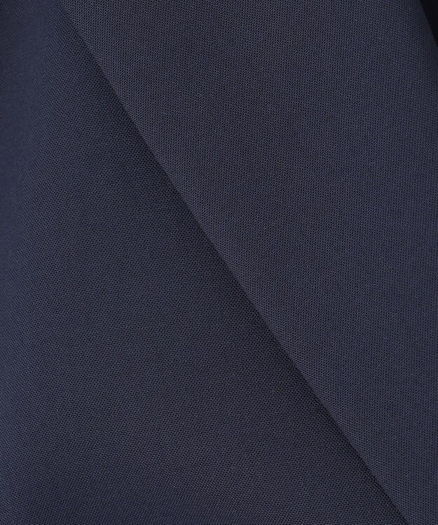 自由区 【セットアップ対応・UVカット・接触冷感・洗える】ライトストレッチテーラード ジャケット ネイビー