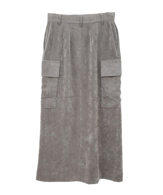 AMERICAN HOLIC コーデュロイサイドポケットタイトスカート Mocha