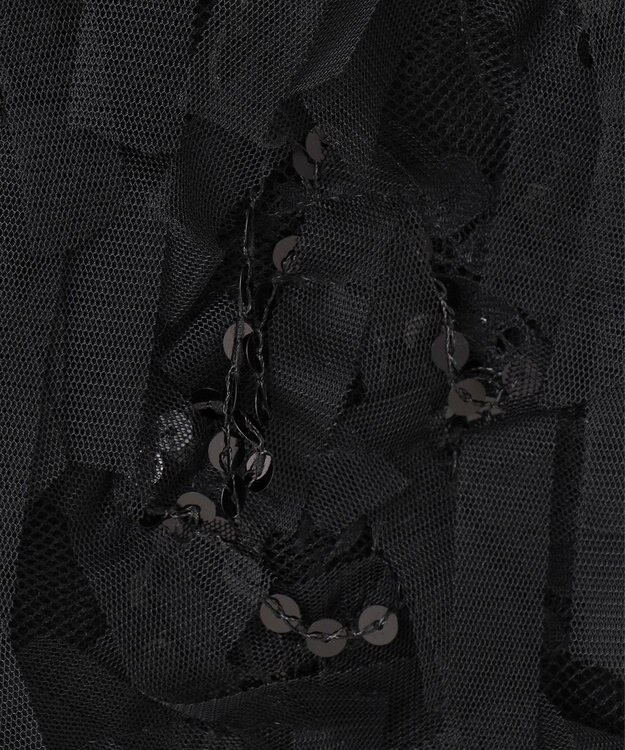 GRACE CONTINENTAL フリンジベスト ブラック