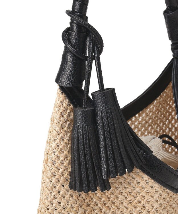 AMERICAN HOLIC 【2点SET】巾着付トライアングルミニトートバッグ Beige