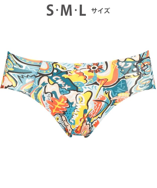 CW-X 【WOMEN】 CW-X 【CHUMS (チャムス)コラボ】 スポーツショーツ すそがズレあがりにくい 吸汗速乾(本体) ストレッチ性(本体) はきこみ丈あさめ レディース LNY200 /ワコール ターコイズ