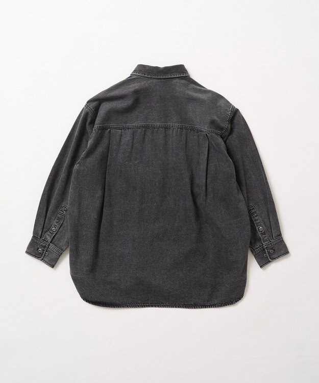 AMERICAN HOLIC Wポケットデニムシャツ Black