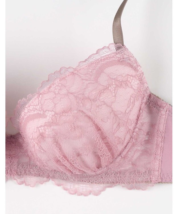 AMPHI ブラジャー ショーツセット まる胸メイク 推し活・推し事応援 Aカップあり 【ブラショーツセット】 上下セット ブラ BBJ201 アンフィ／ワコール シェルピンク