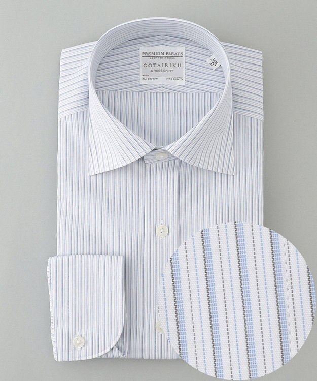 GOTAIRIKU PREMIUMPLEATS_セミワイド サックスブルー系1