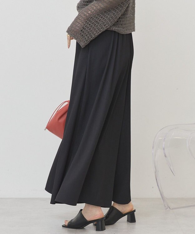 AMERICAN HOLIC 【選べる丈】ギャザースカーチョ【WEB限定カラー有り】 Black