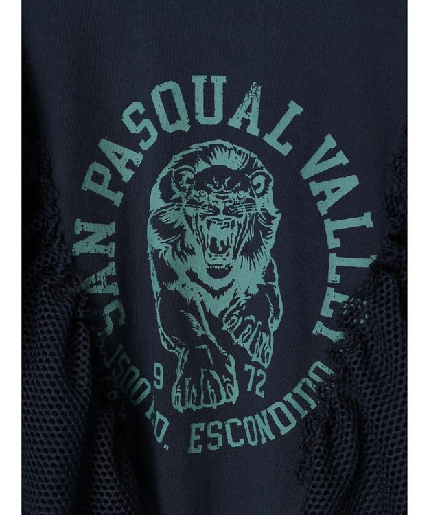 Green Parks ・ＳＵＧＡＲ　ＳＰＯＯＮ　ＬＩＯＮｐｔラッフルＴＥＥ Navy