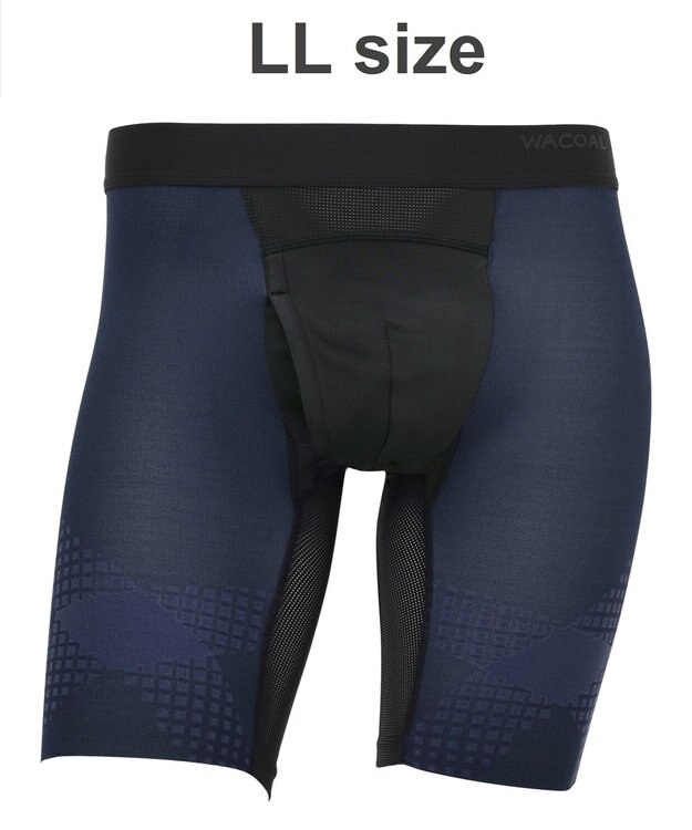 WACOAL MEN 【クロスウォーカー】 はいて歩いて、カロリー消費アップ ムレ軽減設計 ロング丈 前開き WX5014 /ワコールメン コン