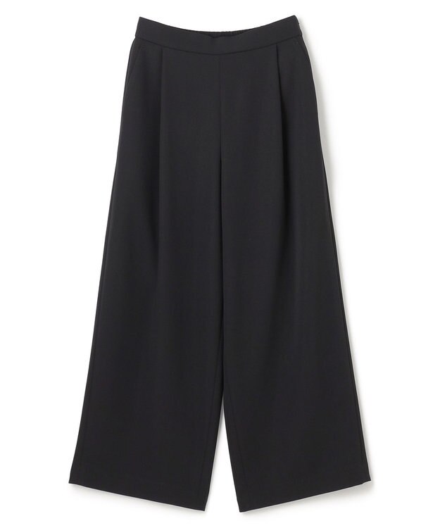 UNFILO サマーセットアップ ワイドパンツ ブラック