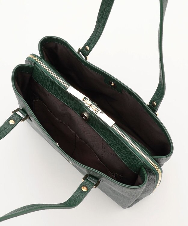 LA BAGAGERIE ベーシック　フェイクレザートート グリーン