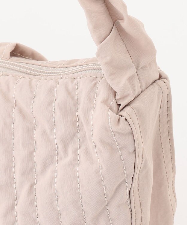 Y'SACCS 【Y’SACCS vous et】ギャザーショルダーヌビバッグ ベージュ