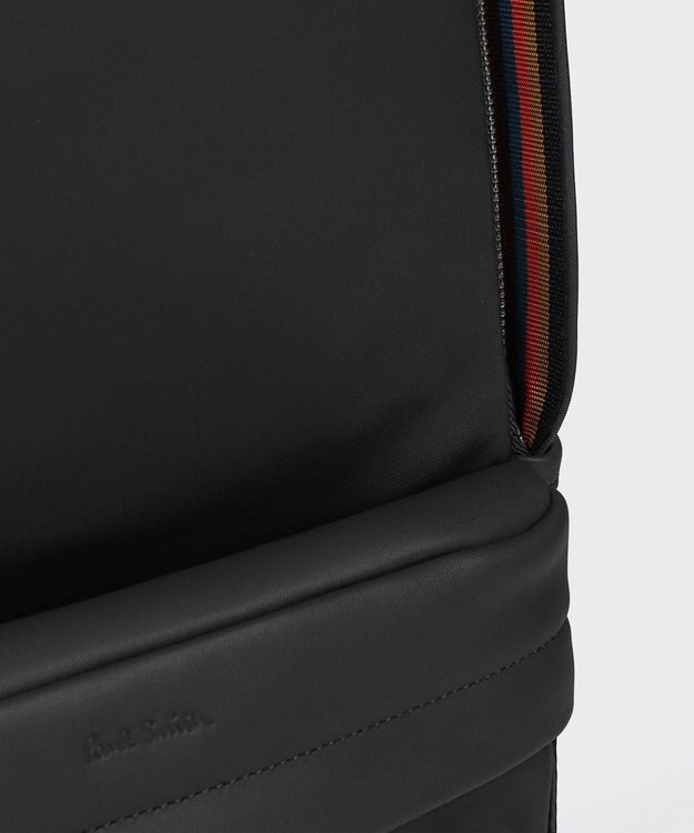Paul Smith ナイロンブライトストライプトリム SS25 リュック ブラック