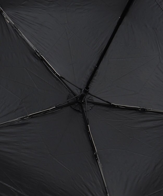 TOCCA 【晴雨兼用・UVカット率(紫外線遮蔽率)99.9%以上・遮光率99.9%以上・防水】CHECKER RIBBON LIGHT UMBRELLA 超軽量折り畳み傘 ベージュ系