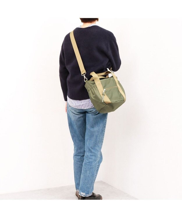 UNBILLION カシュカシュ cachecache / ドローコードナイロントートバッグ OL